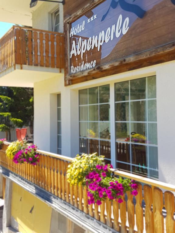 Hotel Alpenperle Saas-Fee Esterno foto