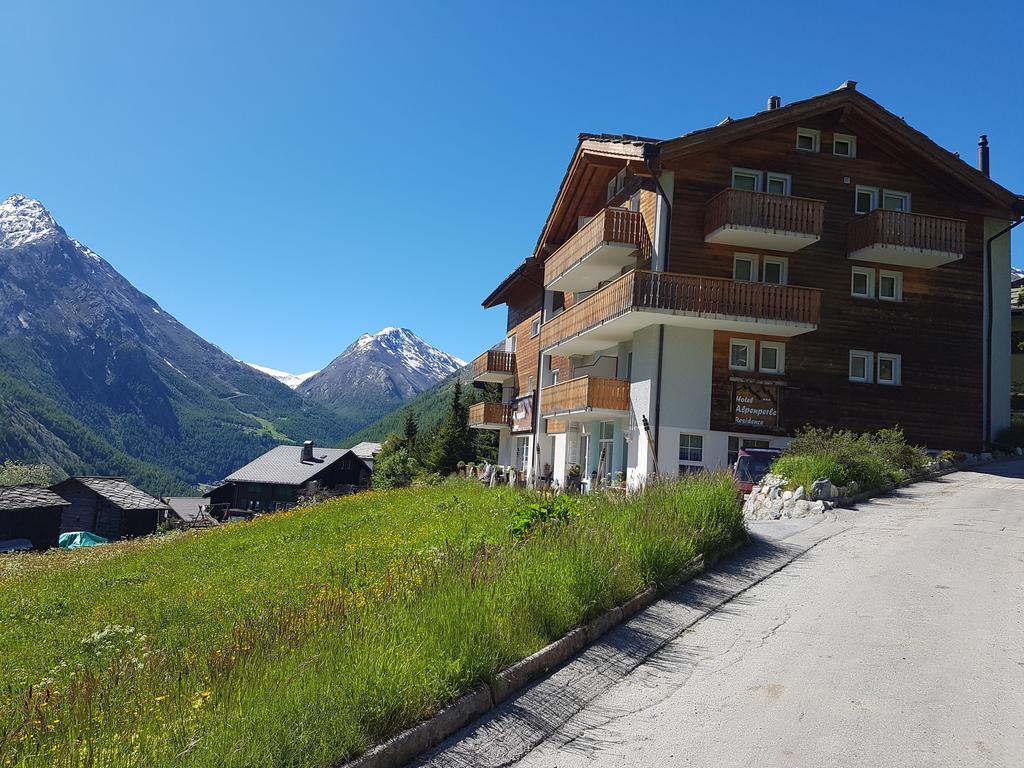 Hotel Alpenperle Saas-Fee Esterno foto