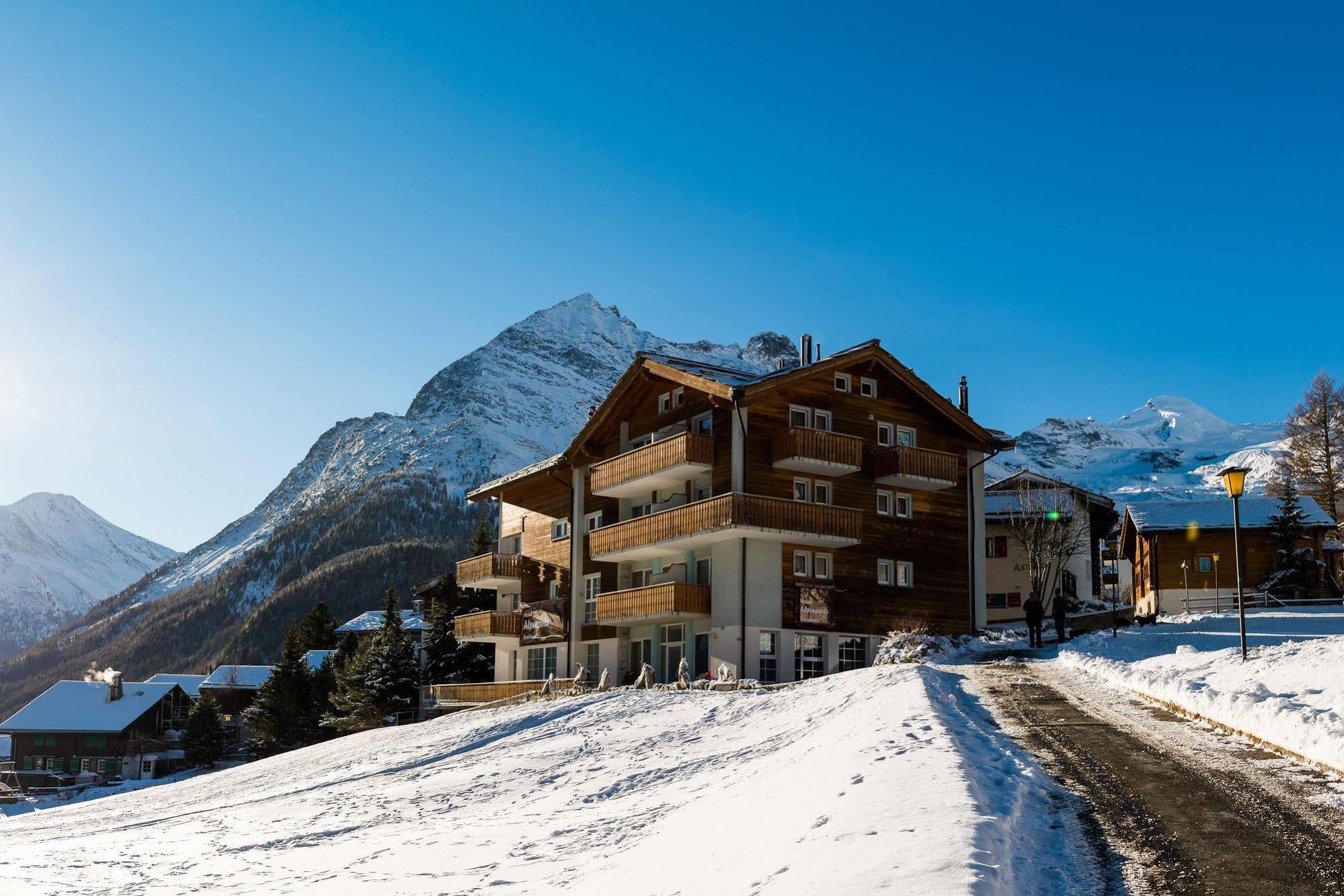 Hotel Alpenperle Saas-Fee Esterno foto