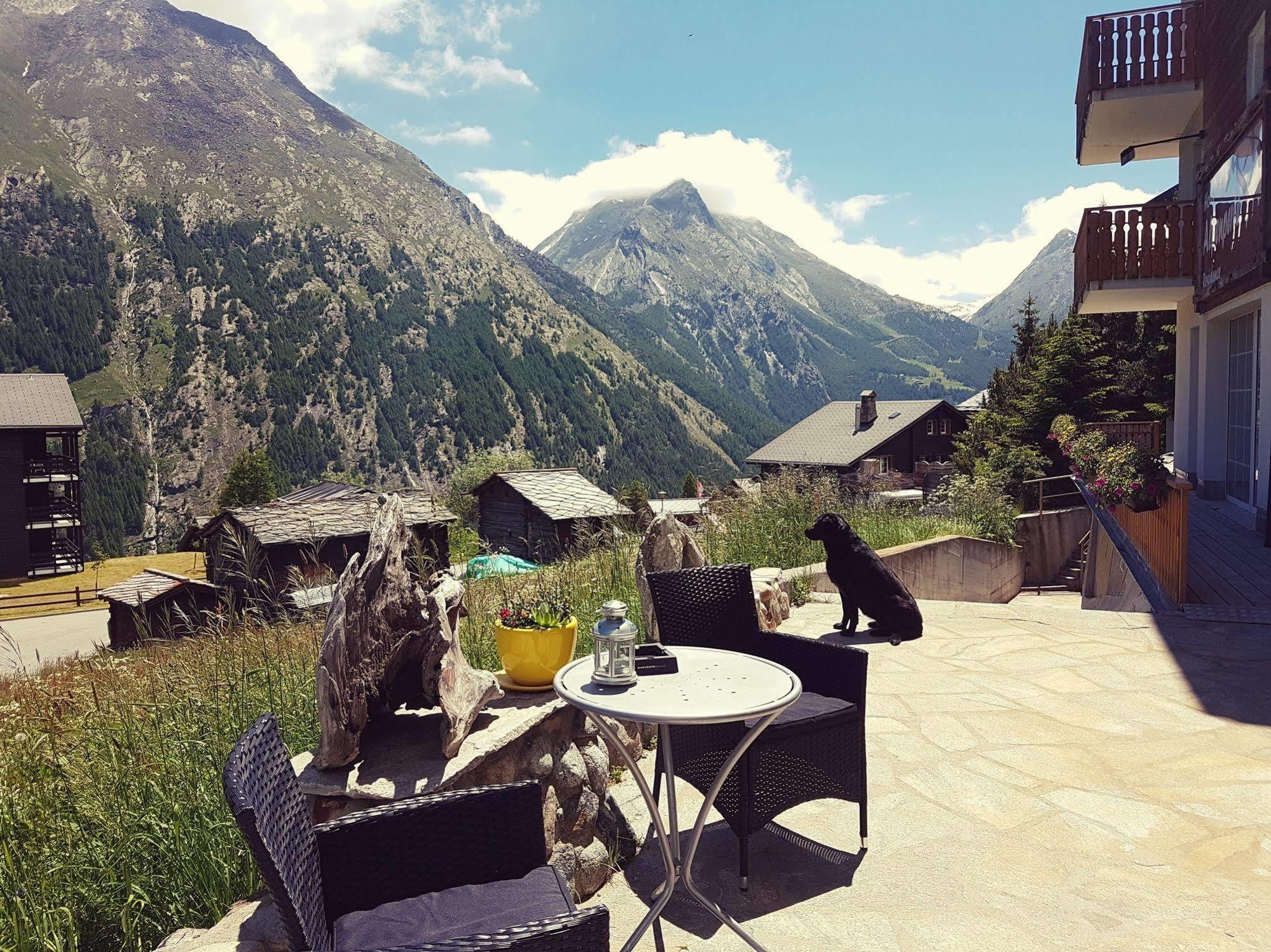 Hotel Alpenperle Saas-Fee Esterno foto